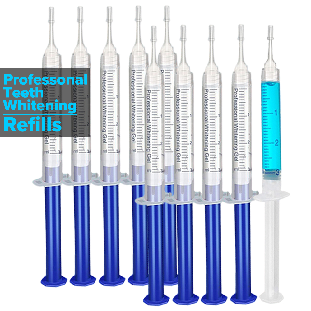 Teeth Whitening Shade Guide - Teeth Whitening Gel Refill Syringe Tooth