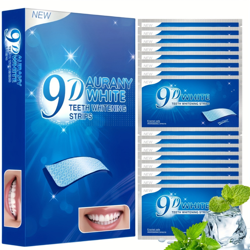 Teeth Whitening App - 21 Pairs of 9D Aurany White