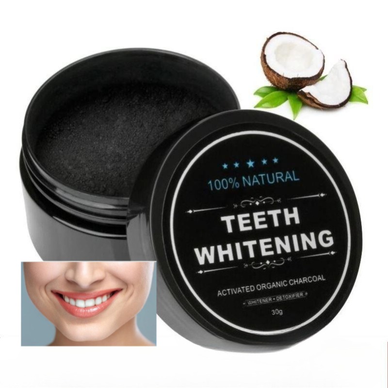 Teeth Whitening Ingredients - 1 Box Activated Charcoal Teeth Whitening
