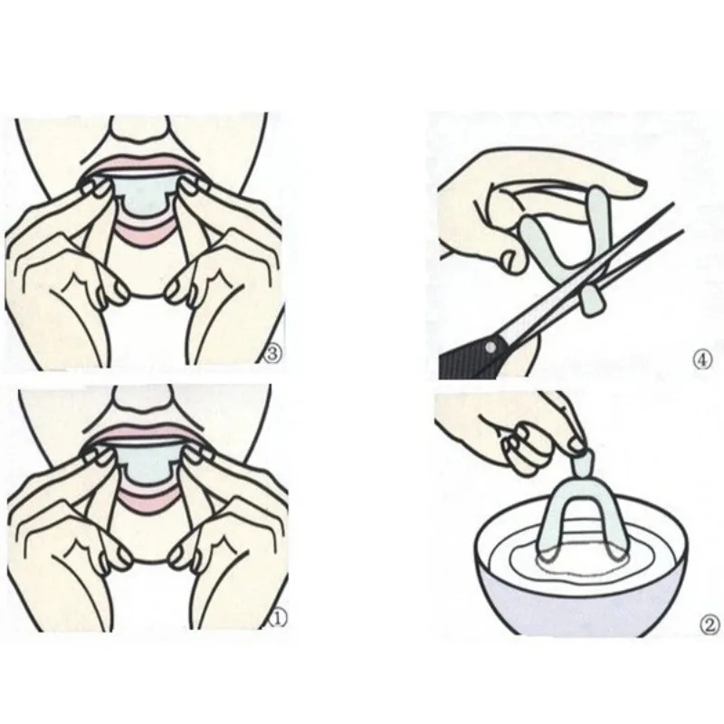1/3/6pairs Silicone Mouth Guar - Teeth Whitening Tray 评论和价格