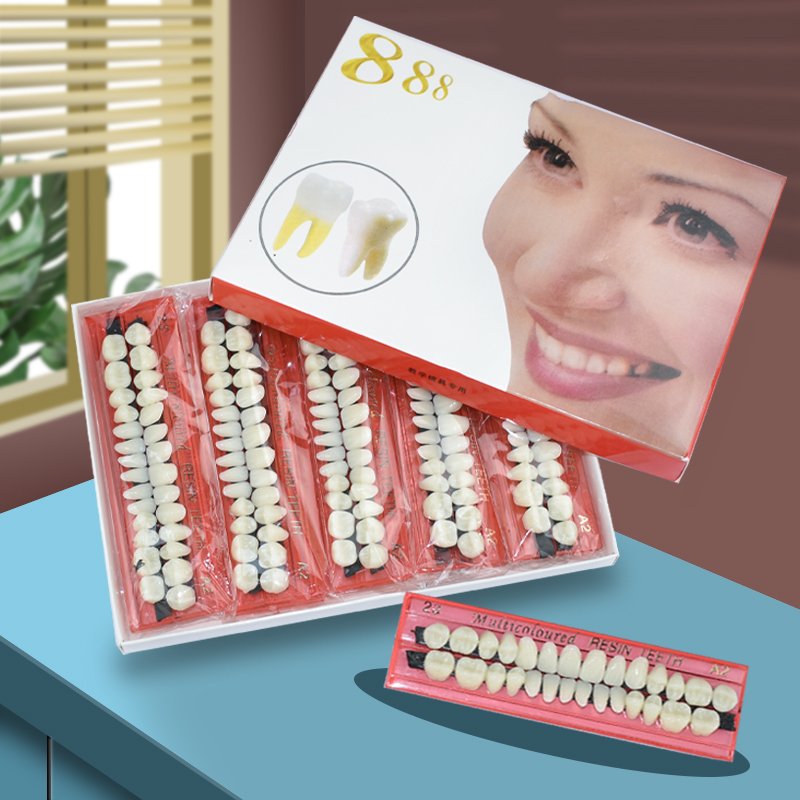 28 Teeth Dental Resin Denture  - Teeth Whitening Shade Guide 评论和价格