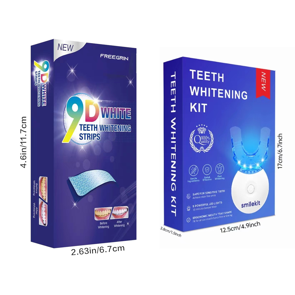 Teeth Whitening Kit - 5X LED L - Teeth Whitening App 评论和价格