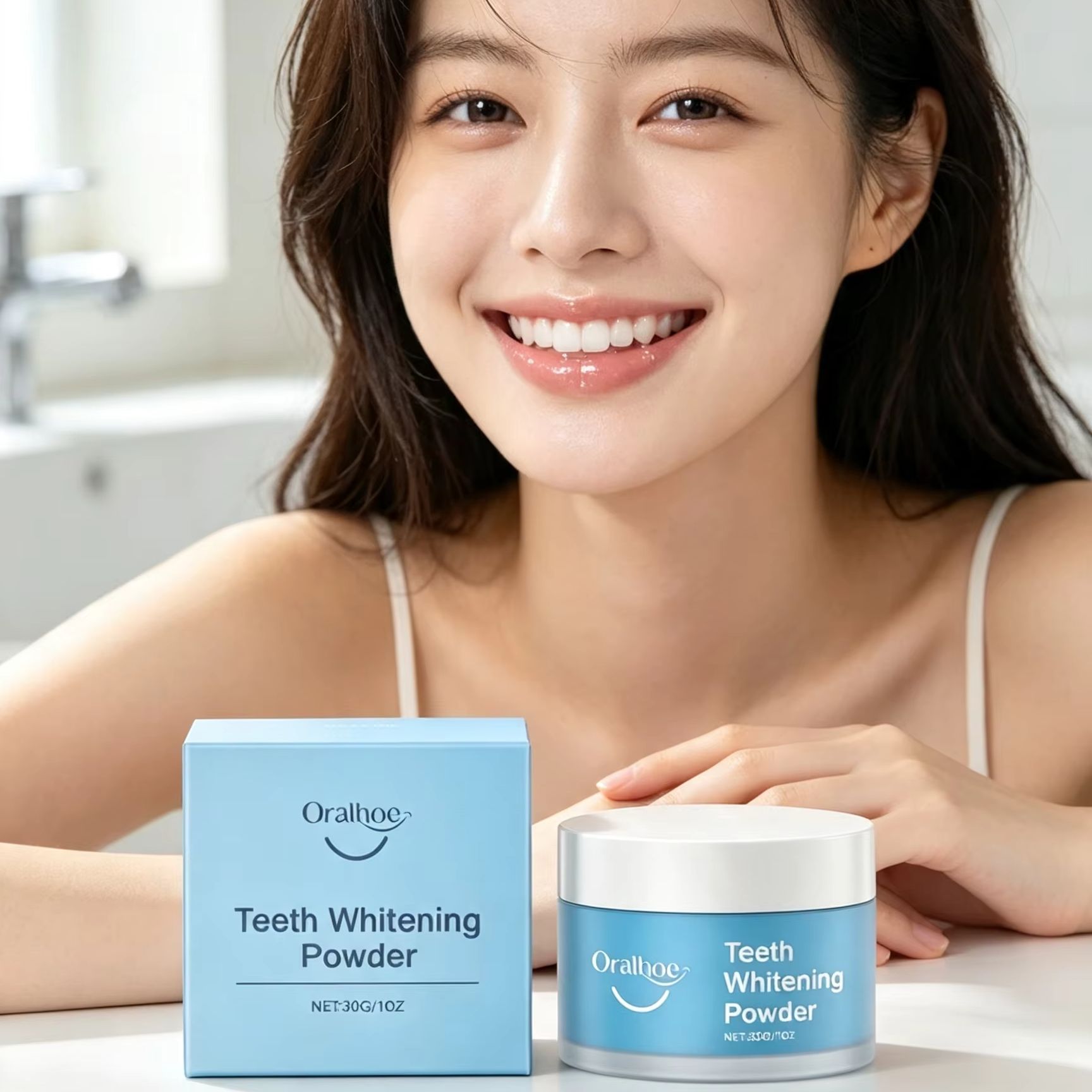 Oralhoe Tooth Powder for Brush - Teeth Whitening Ingredients 评论和价格