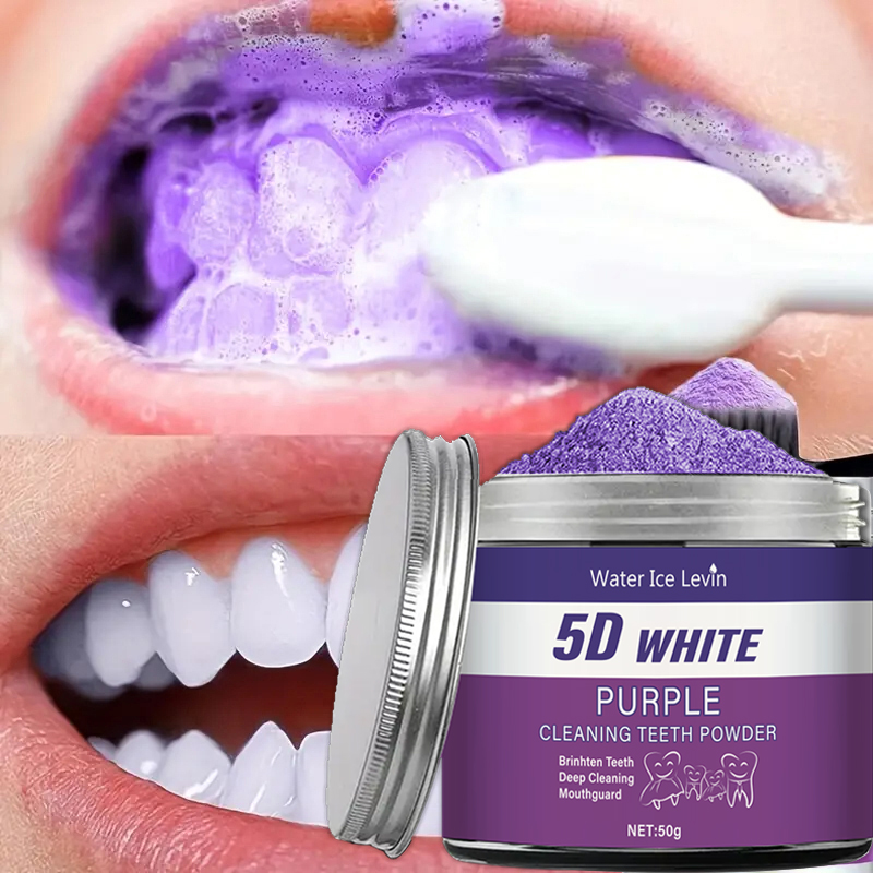 Purple Teeth Whitening Powder, - Teeth Whitening Ingredients 评论和价格