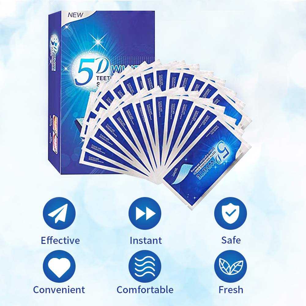 5D White Teeth Whitening Strip - Teeth Whitening App 评论和价格