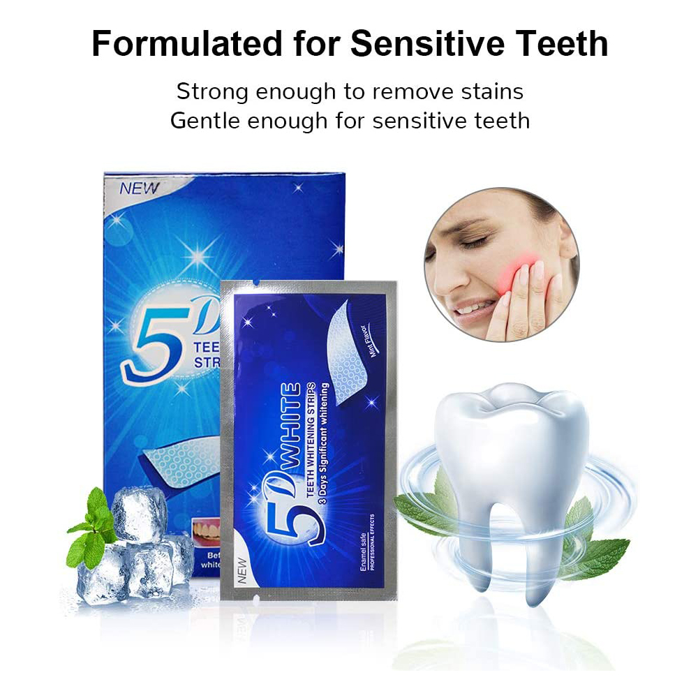 5D White Teeth Whitening Strip - Teeth Whitening App 评论和价格